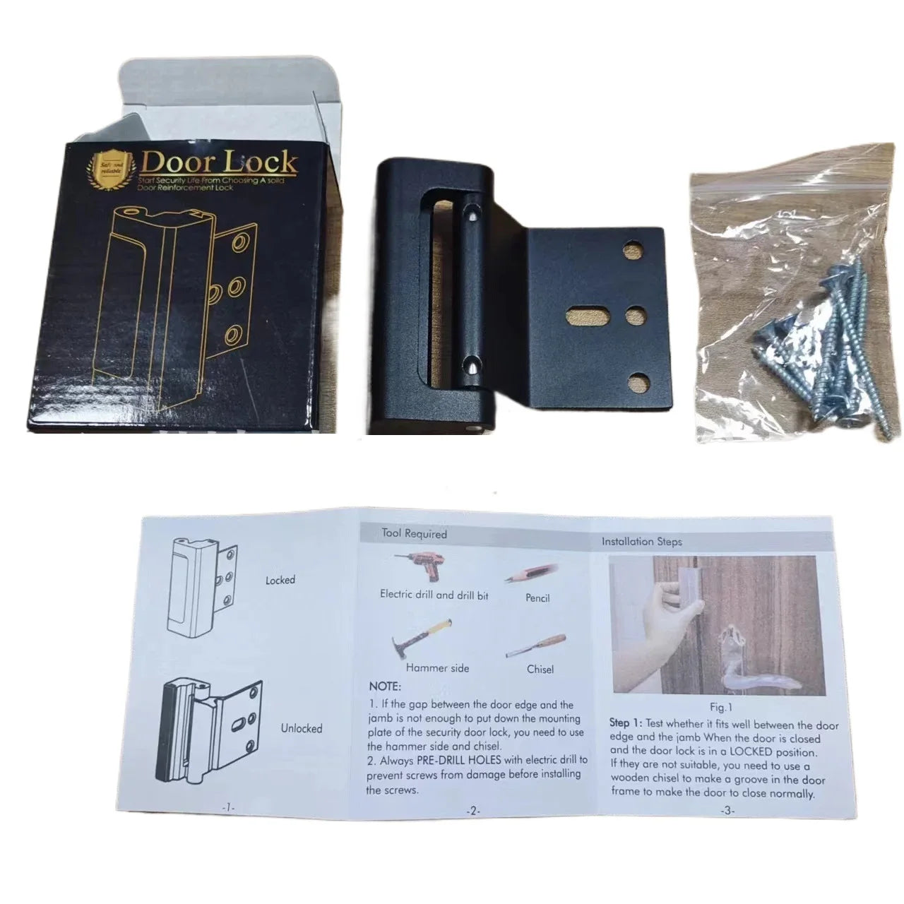 Home Security Door Lock